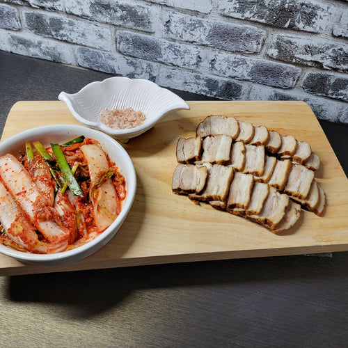 Pork Bossam with Fresh Kimchi